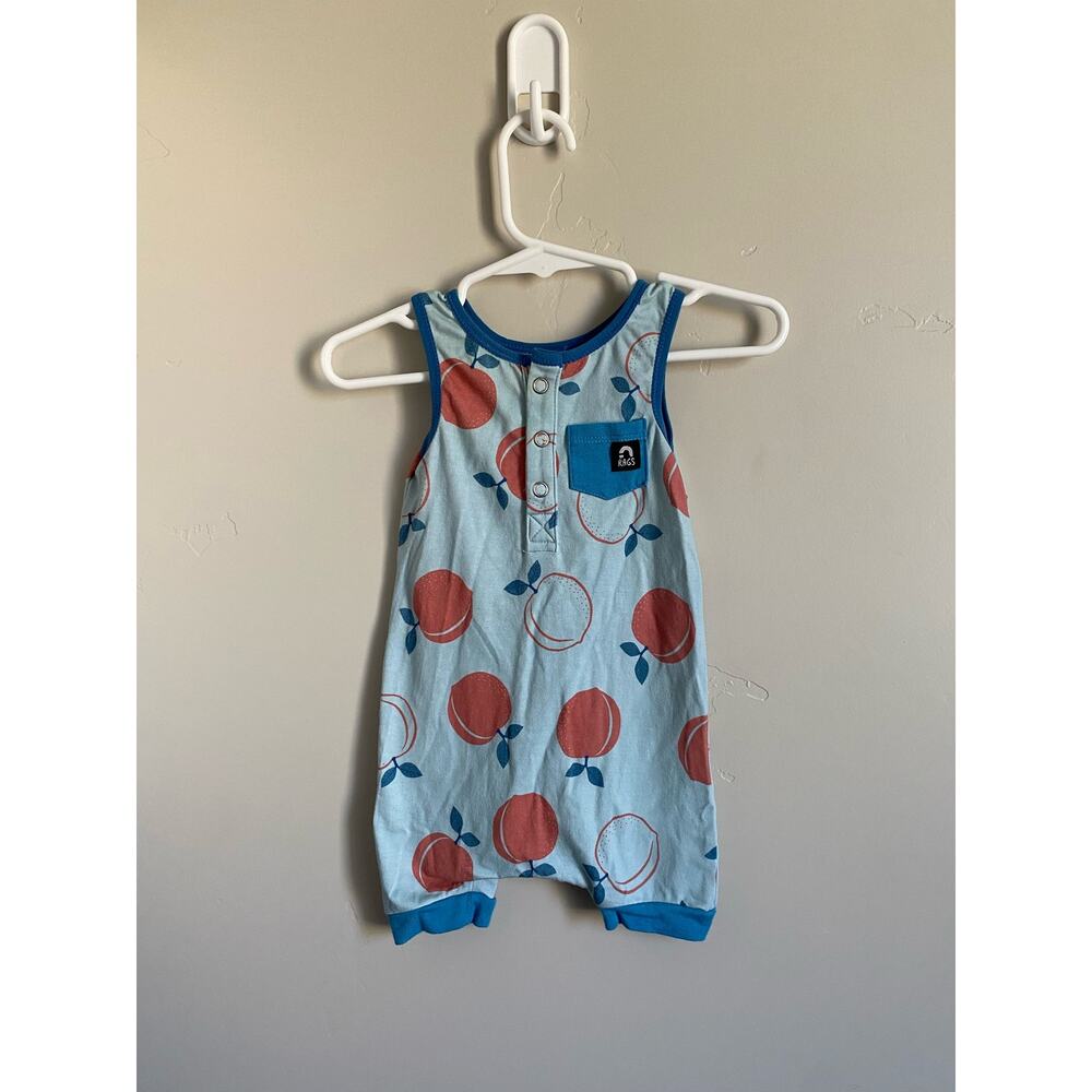 3-6m Peach Rags Sleeveless Romper